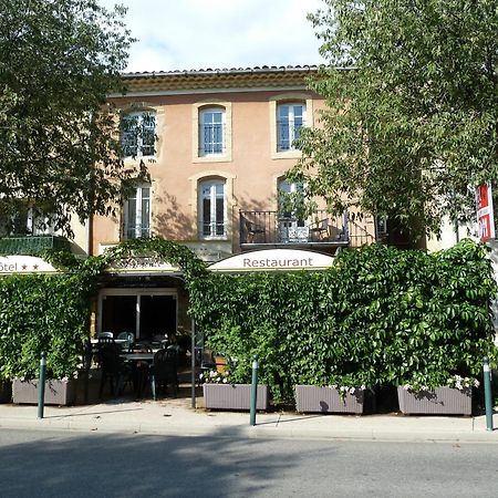 Logis Hotel Restaurant La Farigoule Sainte-Cécile-les-Vignes Zewnętrze zdjęcie