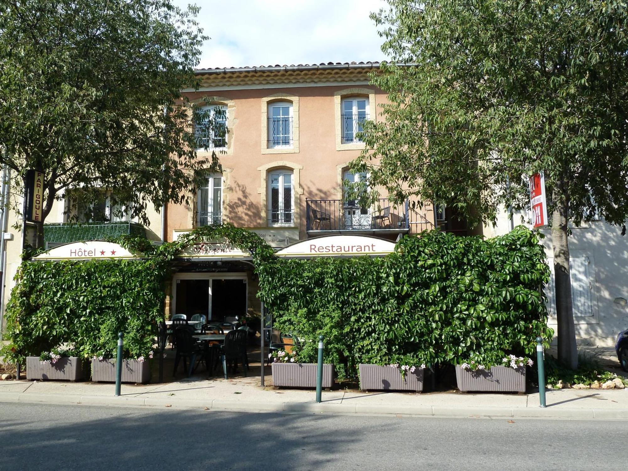 Logis Hotel Restaurant La Farigoule Sainte-Cécile-les-Vignes Zewnętrze zdjęcie
